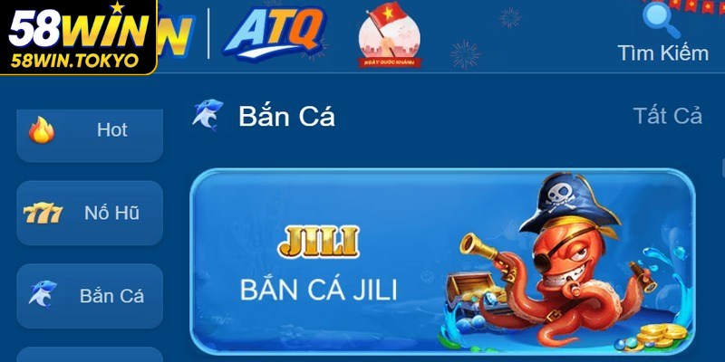 Bắn cá 58WIN mang đến một không gian săn thưởng đa dạng